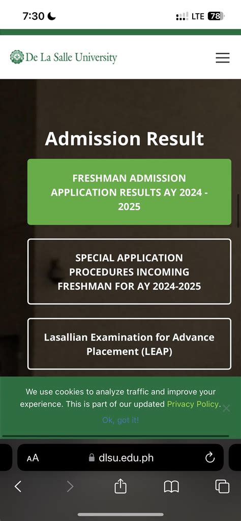 when will dlsu results come out|DLSU USG .